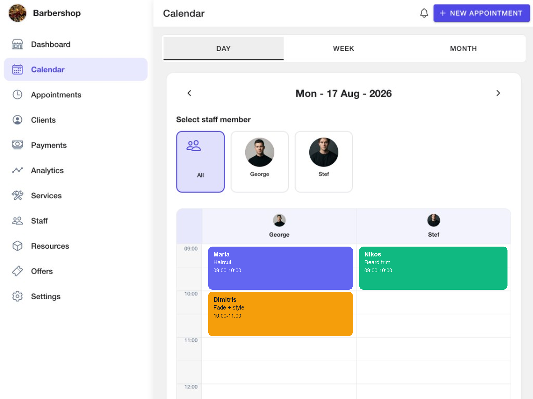 Planoora Store calendar